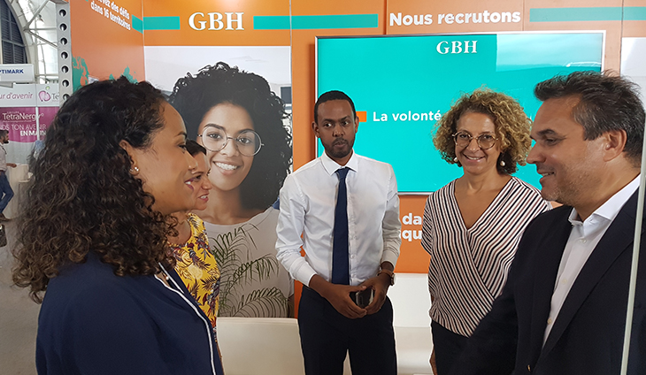 Didier Robert, sur le stand GBH 