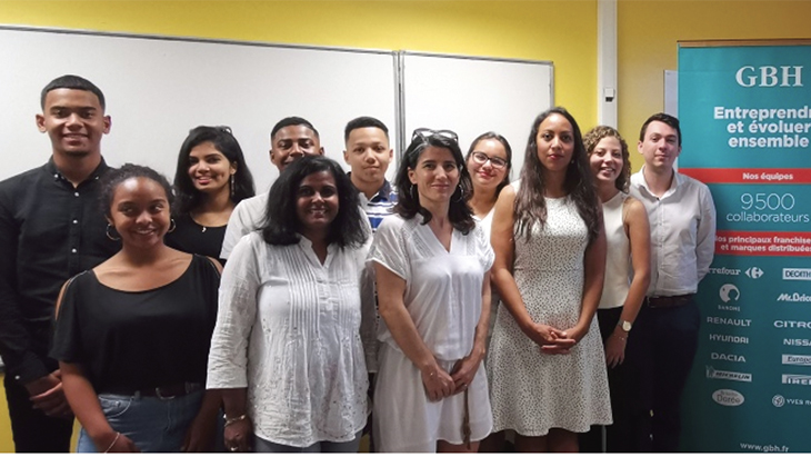 Collaborateurs de GBH au Salon de l’emploi de la Réunion 