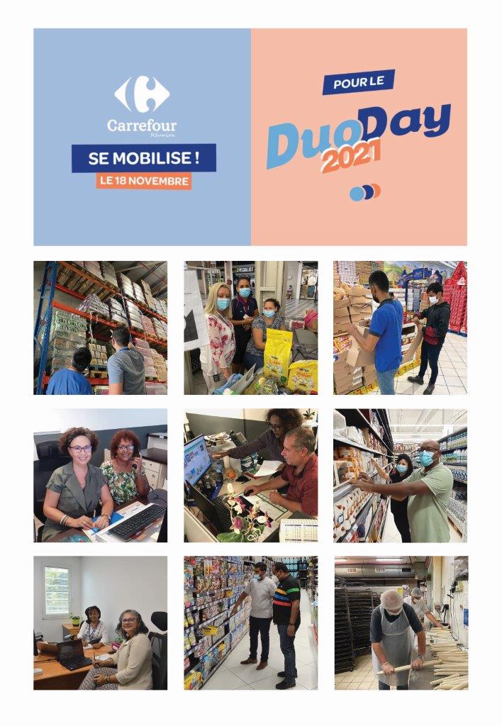 Invitation de GBH et Carrefour Réunion à participer aux Duodays pour changer le regard sur le handicap au travail