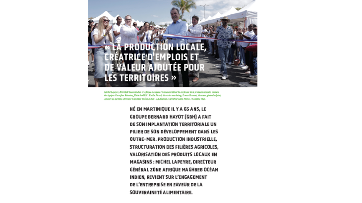 GBH engagé pour la production locale