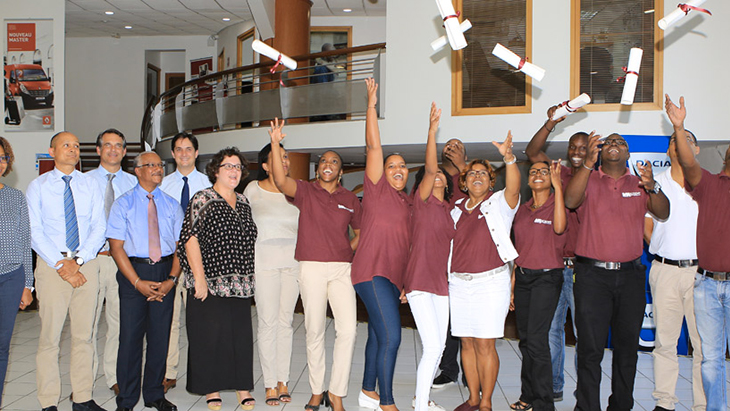 Martinique Automobiles s’engage en faveur de la réinsertion professionnelle de jeunes demandeurs d’emploi
