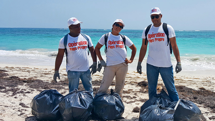 GBH et l’association Entreprises et Environnement sensibilisent la population martiniquaise au recyclage des déchets